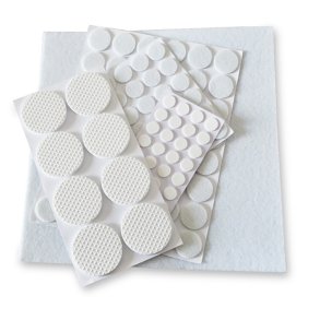 Filt Home 125 stk ass. st�rrelser Hvid