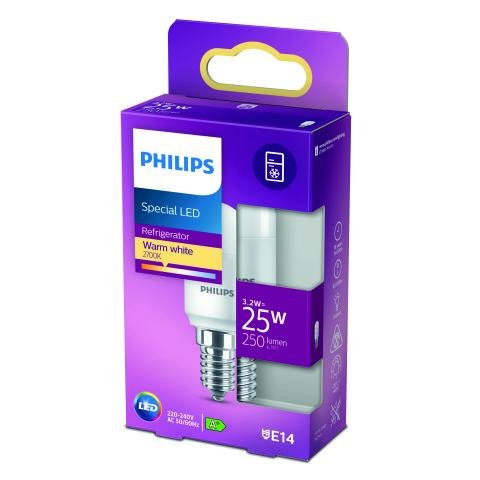 Philips LED 25W, K�leskab lille sokkel, varm hvid 1 pak