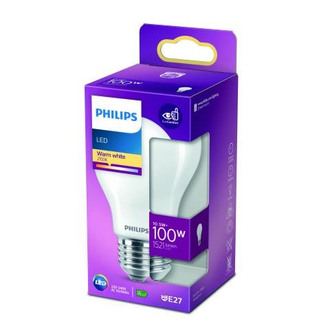 Philips LED Classic std 100W stor sok 1 pak