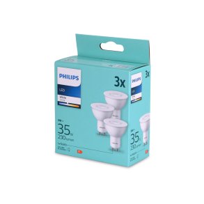 Philips LED classic 35W Spot, GU10 3 pak