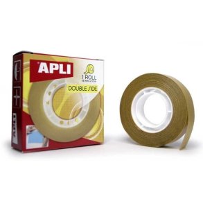 Apli dobbeltkl�bende tape 15mm x 10m