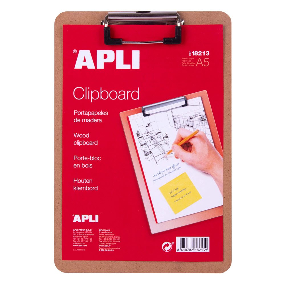 Clipboard i tr� A5