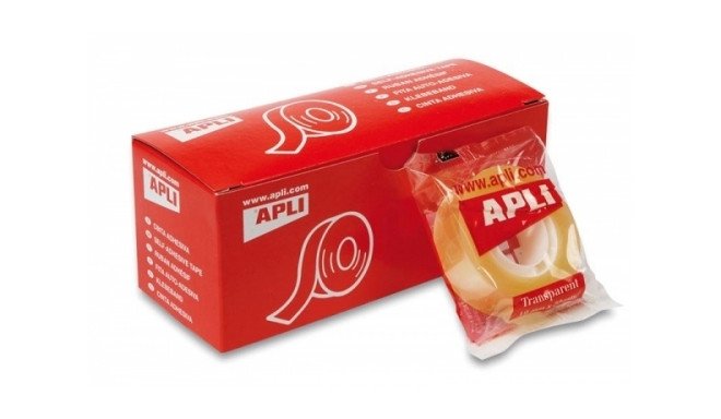 Tape transparent Apli 15mm x 33m