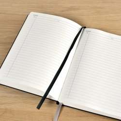 Classic Professional Notesbog A5 Linieret sort