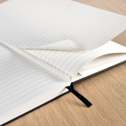 Classic Professional Notesbog A5 Linieret sort