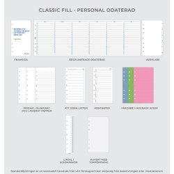 Filofax Domino Personal Sort
