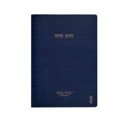 Kozo Kladdeh�fte A5 Lin Steel Blue 60 s.