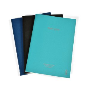 Kozo Kladdeh�fte A5 Lin Steel Blue 60 s.