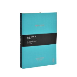 Kozo Kladdeh�fte A5 Lin Steel Blue 60 s.