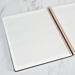 Kozo Notesbog A4 Kvad. Premium Black 80 sider