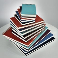 Kozo Notesbog A4 Kvad. Premium Black 80 sider