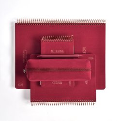 Kozo Notesbog A4 Lin Premium Berry