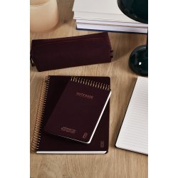 Kozo Notesbog A4 Lin Premium Coffee