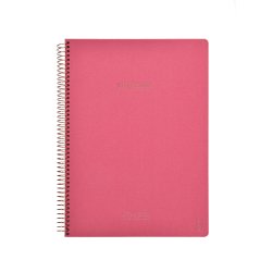 Kozo Notesbog A4 Lin Premium Guava Pink