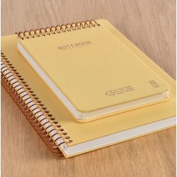 Kozo Notesbog A4 Lin Premium Honey Yellow