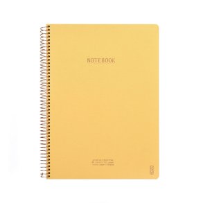 Kozo Notesbog A4 Lin Premium Honey Yellow