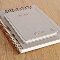 Kozo Notesbog A4 Lin Premium Sand