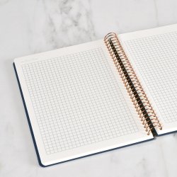 Kozo Notesbog A5 Kvad. Premium Black 80 sider