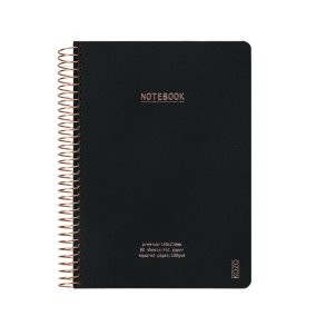 Kozo Notesbog A5 Kvad. Premium Black 80 sider