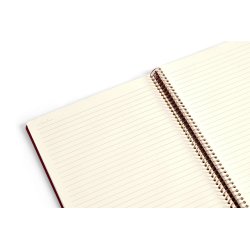 Kozo Notesbog A5 Lin Premium Berry