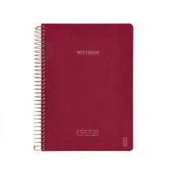 Kozo Notesbog A5 Lin Premium Berry