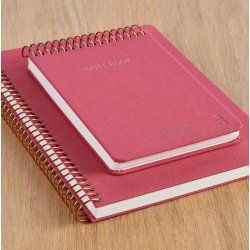 Kozo Notesbog A5 Lin Premium Guava Pink