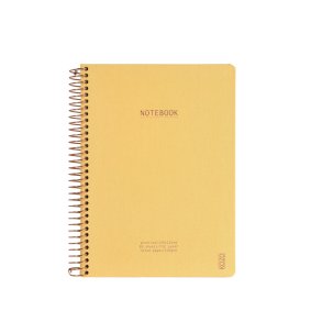 Kozo Notesbog A5 Lin Premium Honey Yellow