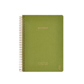 Kozo Notesbog A5 Lin Premium Olive Green