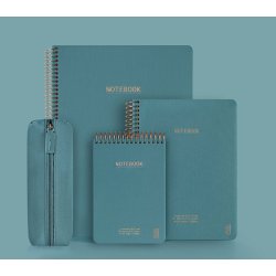 Kozo Notesbog A5 Lin Premium Steel Blue