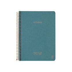 Kozo Notesbog A5 Lin Premium Steel Blue