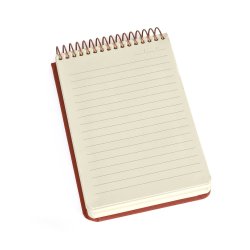 Kozo Notesbog A6 Lin Premium Rust R�d