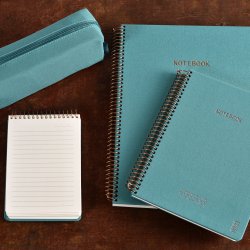 Kozo Notesbog A6 Lin Premium Steel Blue