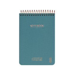 Kozo Notesbog A6 Lin Premium Steel Blue