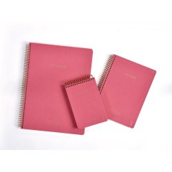 Kozo Notesbog Premium A6 Lin Guava Pink
