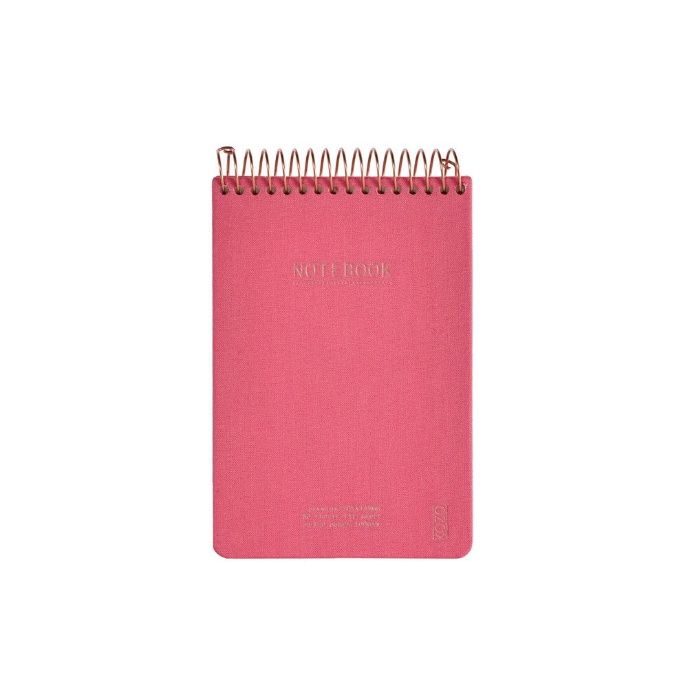 Kozo Notesbog Premium A6 Lin Guava Pink