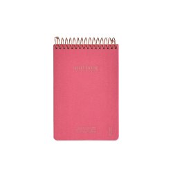 Kozo Notesbog Premium A6 Lin Guava Pink