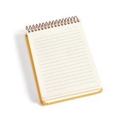 Kozo Notesbog Premium A6 Lin Honey Yellow