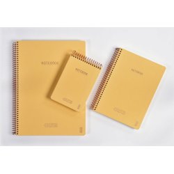 Kozo Notesbog Premium A6 Lin Honey Yellow