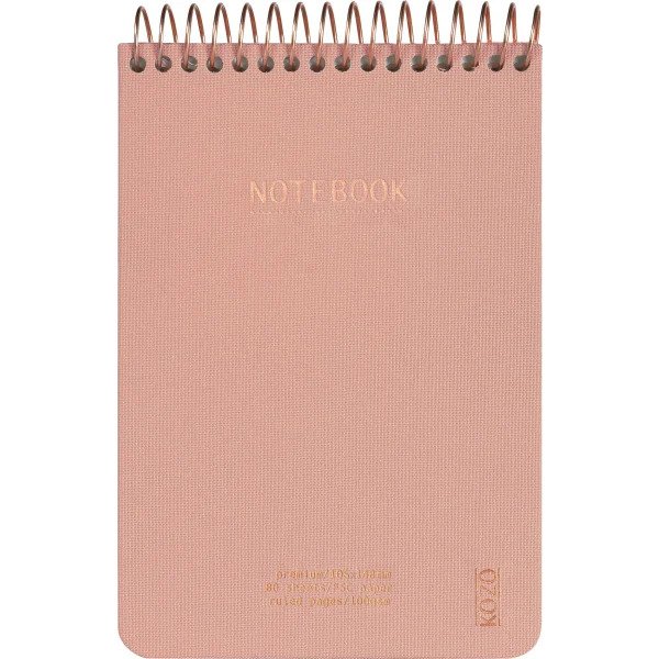 Kozo Notesbog Premium A6 Lin Muted Blush