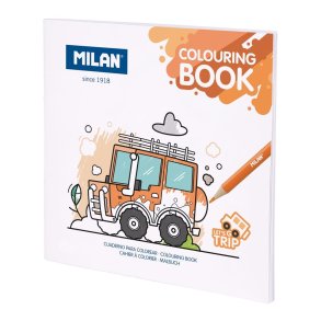 Milan Malebog 21x21cm 20 sider Biler