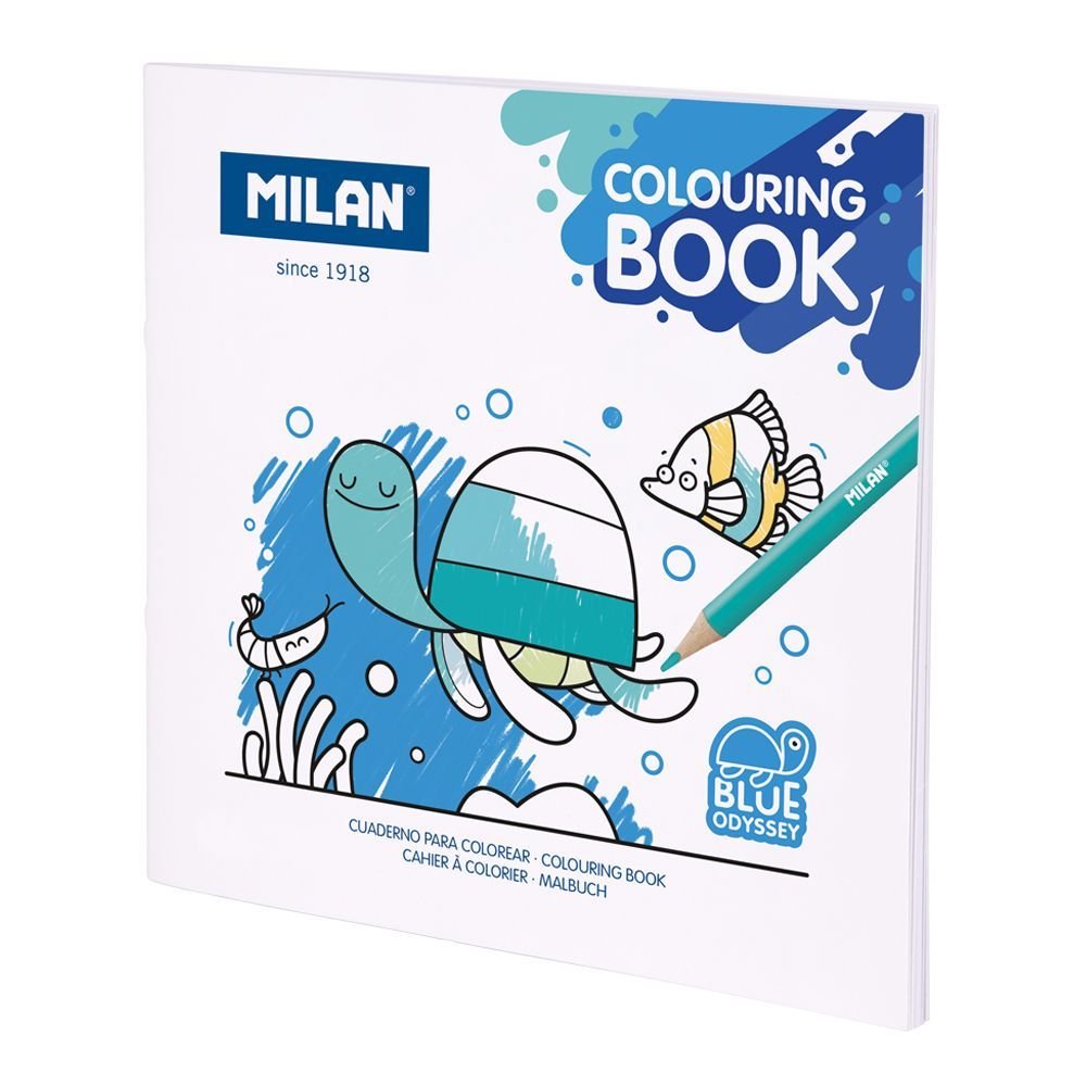 Milan Malebog 21x21cm 20 sider Havet