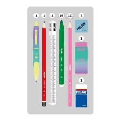 Milan Penhalhus 2-lags m. indhold Sunset pink