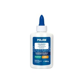 Milan Skolelim flaske hvid 100 ml.