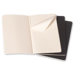 Moleskine Cahier Pocket kvad. Sort