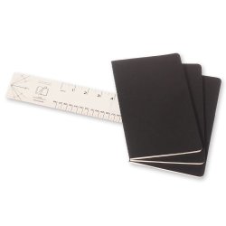 Moleskine Cahier Pocket kvad. Sort
