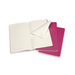 Moleskine Cahier large linieret Rosa