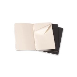 Moleskine Cahiers Large Softcover Kvad Sort