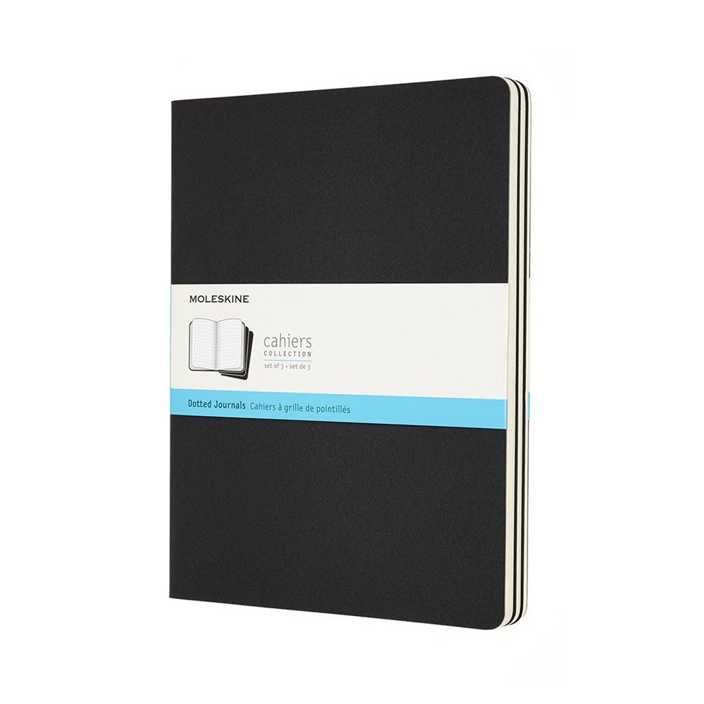 Moleskine Dotted XL Cahier 3-pak sort