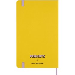 Moleskine Hard L Linieret Gul m. Peanut