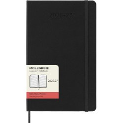 Moleskine Large 26/27 Hard 18 mdr. Daily Sort